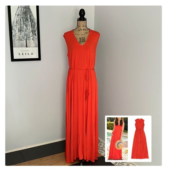 Matilda Jane Dresses & Skirts - Matilda Jane Brilliant Daydream In The Breeze Maxi Dress Orange Sz L NWT